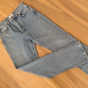 AGOLDE Lana Mid Rise Straight Jeans